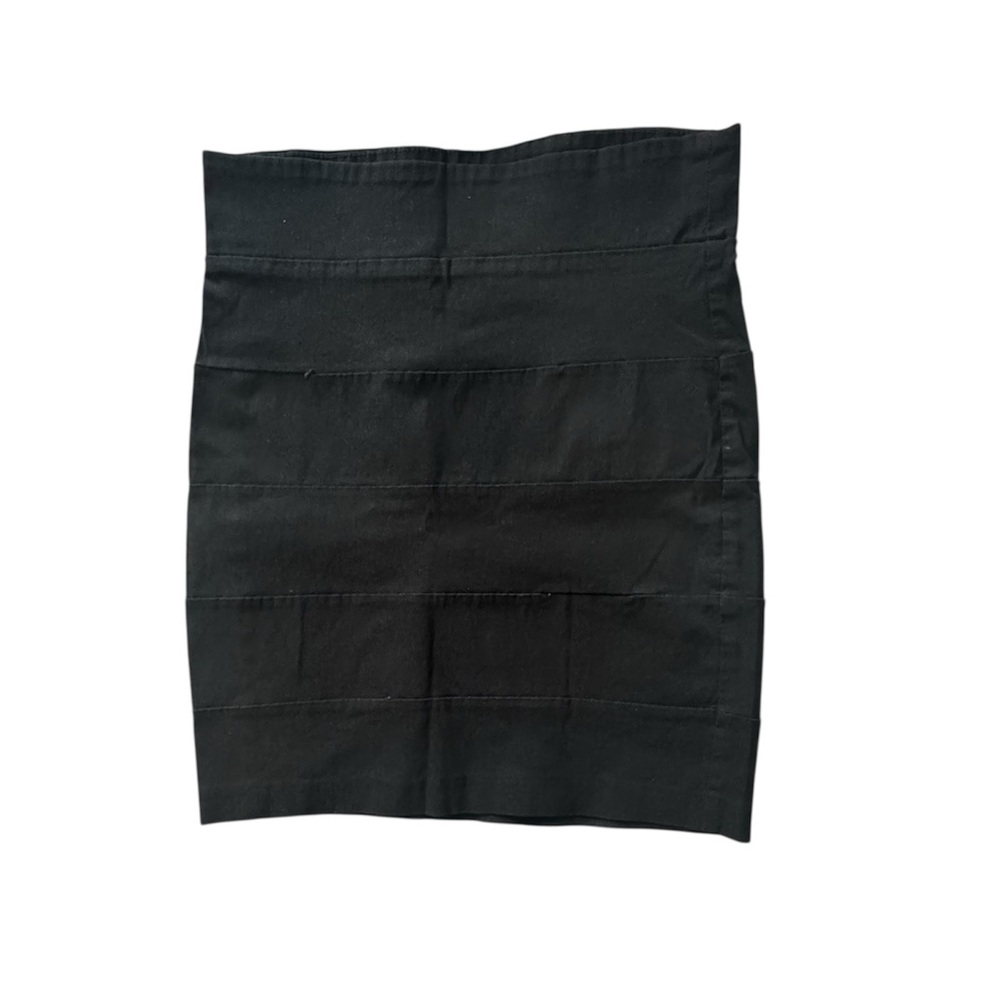 SEDUCTIONS Women’s Minimalist Pencil Y2K Pull On Mini Skirt Size M